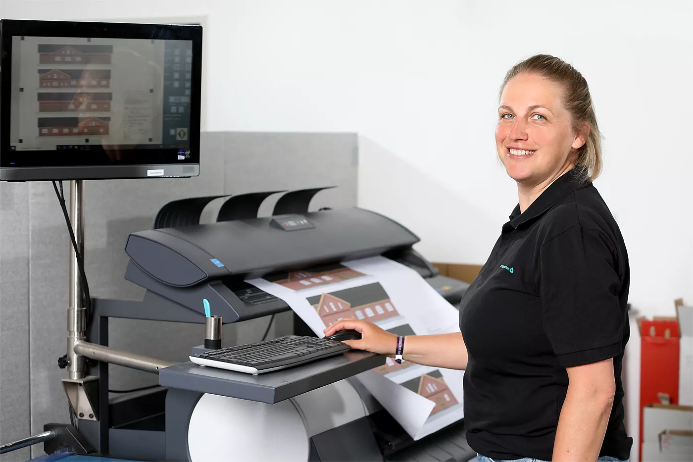 Der Plotter vom Servicecenter Mandt Büroorganisation