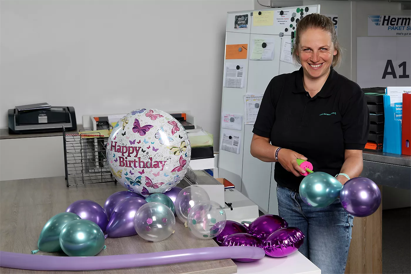 Geschenkballons bei Mandt Büroorganisation