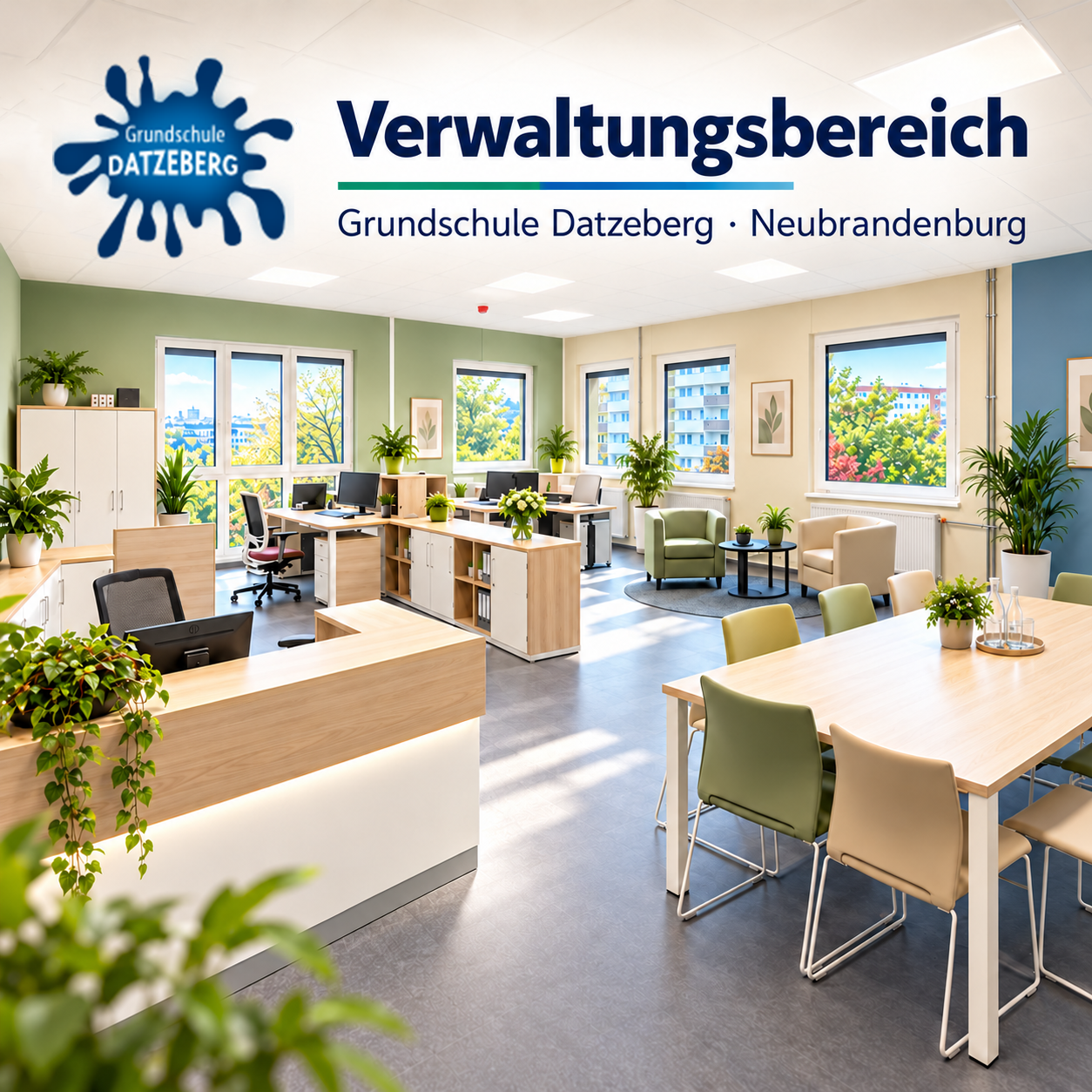 Zusammenstellung der Möbel aus dem Projekt: Grundschule Datzeberg