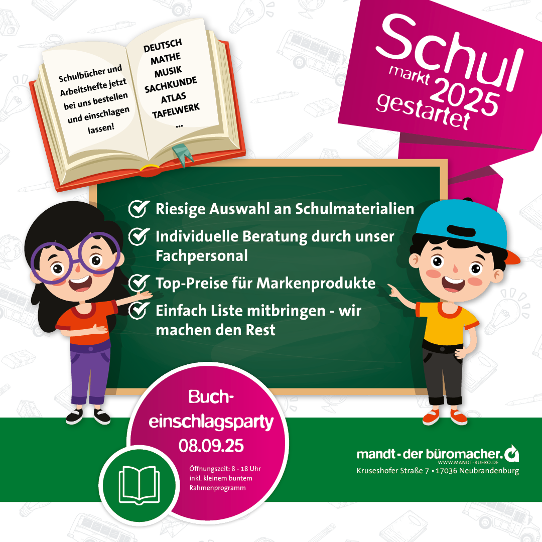 Schulmarkt 2025 startet jetzt